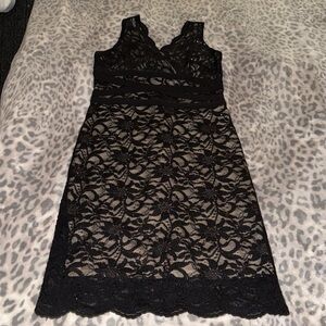 Black lacy dress